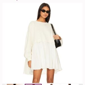Free People Cream Dress